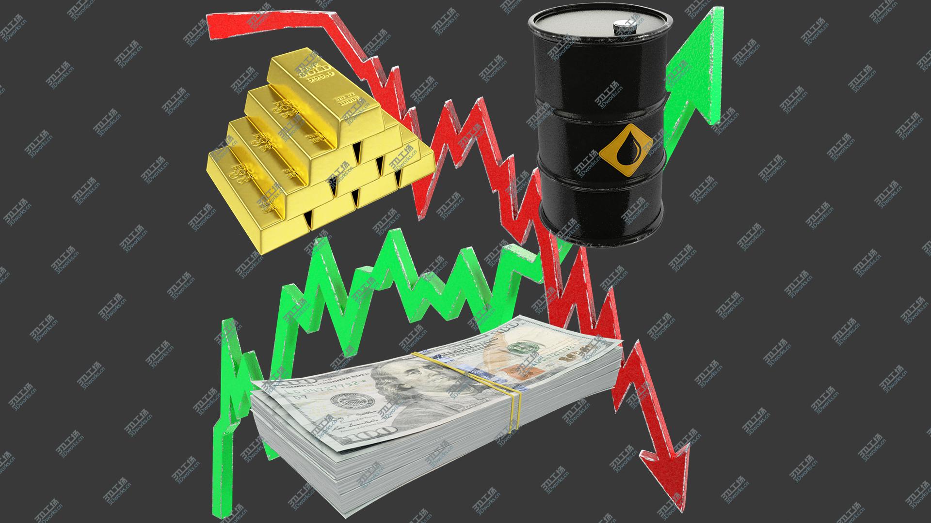 images/goods_img/2021040235/Gold and Money and Oil Barrel Collection V4 3D model/3.jpg